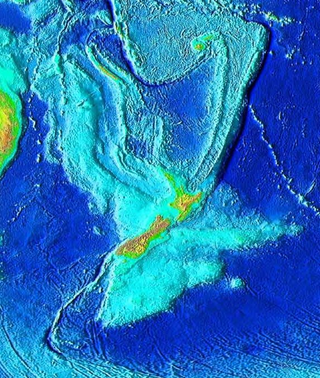 Placa tectónica de Zealandia. Wikimedia Commons